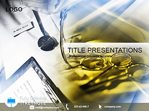 Medical record Keynote Template for presentation