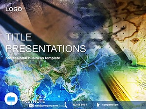 Geographic Maps Keynote Templates, Presentation Themes