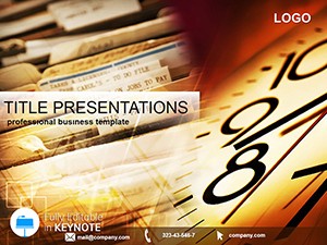 Term Debt Keynote Template Presentation