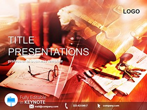 Financial Success with Dynamic Financial Statements Keynote Template