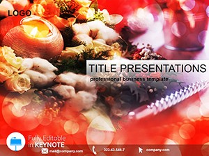 Christmas decoration Keynote Template
