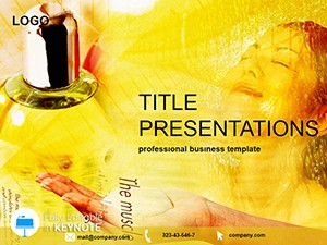 Spa soap for shower Keynote Template