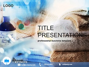 Bathroom Towels Keynote Template