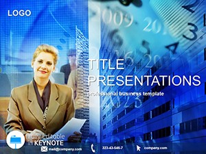 Employee Bank Details Keynote Template Presentation