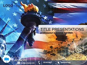 USA Symbol Keynote Template and Themes