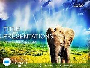 Elephant reserve Keynote Template