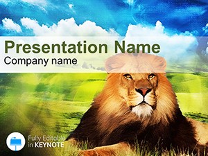 Lion Keynote template Presentation