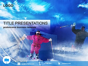 Ski Adrenaline Keynote Template | Dynamic Presentation Background