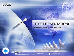 Satellite Live Keynote Template - Download Presentation Background