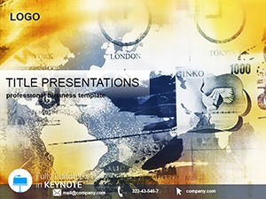Money transfer Keynote templates
