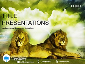 Lions Keynote templates | Keynote themes