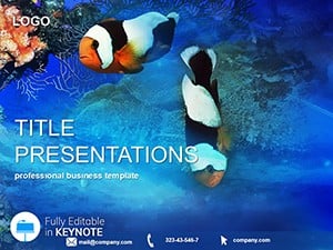 Aquarium Fish Keynote template Presentation