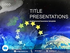 Schengen Zone Keynote Template - Professional Presentation Designs