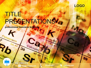 Studying Chemistry Keynote templates | Keynote themes