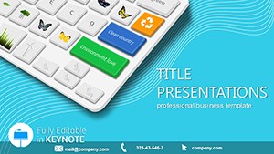 Free Eco Online Keynote Template - Download Presentation