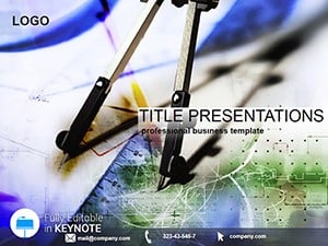 Technical Drawing Keynote Template, Themes Presentation