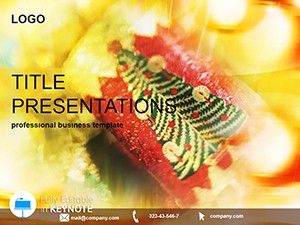 Free Christmas Ornaments Keynote Template - Download Presentation