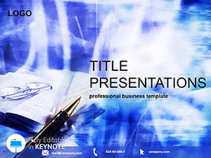 Pen for Making deals Keynote Template