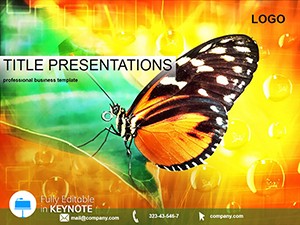 Rare Butterfly Keynote Template