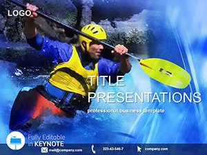 Rafting kayak Keynote Template