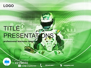 Racing kart Keynote Template