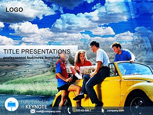 Auto Trip Keynote Template - Professional Presentation Designs