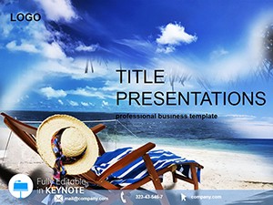 Beach vacation Keynote Template