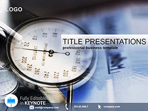 Pressure gauge Keynote Template