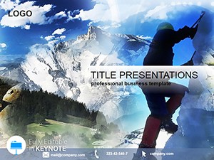 Mountain climbing Keynote Template
