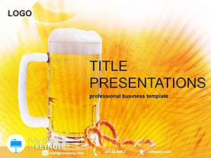 Glass of Beer Keynote Template for Presentation
