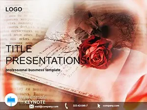 Romantic Poetry Keynote Template for Presentation