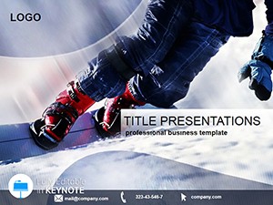 Snowboarding Keynote Template for Sport Presentations