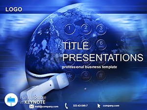 Telephone services Keynote Template