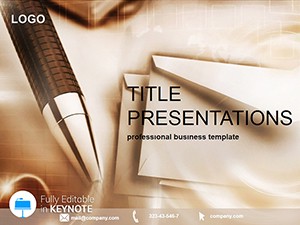 Sending SMS Keynote Template