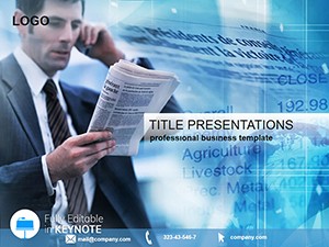 Daily news Keynote template