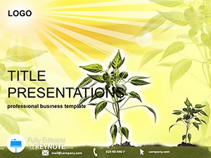 Growing plants Keynote Template