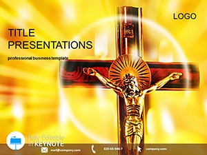 Download Christian Cross Keynote Template