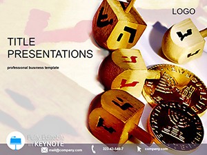 Presentation with Our Jewish Culture Keynote Template
