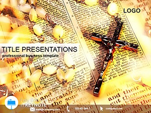 Bible and prayer Keynote Template