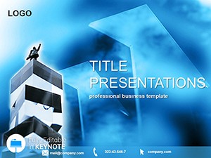 Job and Career Keynote Template - Charts, Infographics, Backgrounds