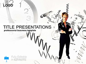 Business Internet Surfing Keynote Presentation Template