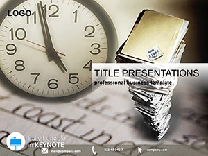Working Time Keynote template Presentation
