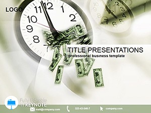 Time to Make Money Keynote Template - Presentation Charts, Diagrams, Infographics for Download