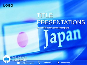 Country Japan Keynote Themes, Presentation Template and diagrams