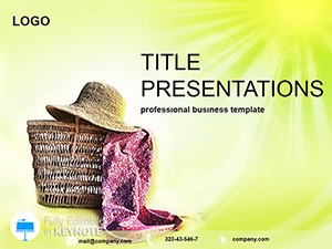 Summer Beach Vacation Keynote Template for Presentations