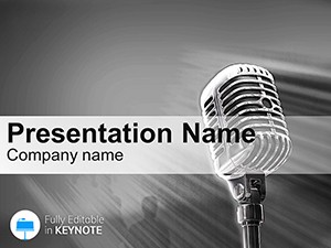 Music awards Keynote templates