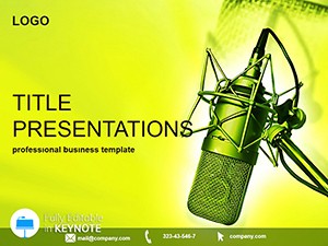 Radio shows Keynote templates