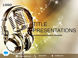 Sound Recording Studio Keynote Template Presentation