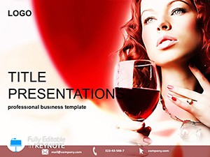 Drink Wine Keynote Template Presentation Designs