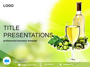 Wine industry Keynote templates